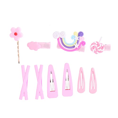 NIYANGLE 20stücke Regenbogen Haarspange Junge Mädchen Wolken Haarnadel Haarspangen Clips Mädchen Haar Zubehör Für Glattes Und Lockiges Haar von NIYANGLE