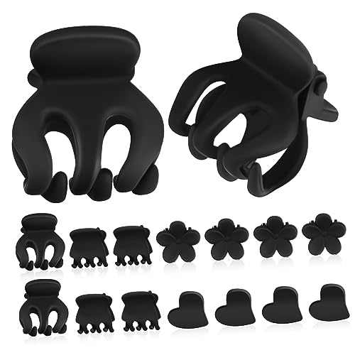 NIYANGLE 24stücke Kleine Haarklammern Für Mädchen Und Starke Grip-haarclips Blumen Und Herzform Wiederverwendbare Haaraccessoires Für Verschiedene Frisuren Und Anlässe von NIYANGLE
