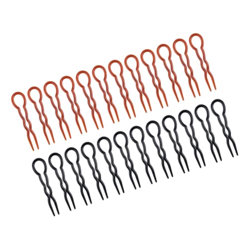 NIYANGLE 24stücke U-förmige Haarnadeln Damen Brötchen Sticks Haar Gabeln Mädchen Haarnadeln Haar Accessoires NIYANGLE 24stücke U-förmige Haarnadeln Damen Brötchen Sticks Haar Gabeln Mädchen Haarnadeln Haar Accessoires von NIYANGLE