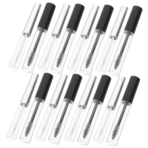 NIYANGLE 2Sätze Leere Nachfüllbare Wimperntusche Röhrchen Transparente Lipgloss Behälter Mit Pipette Und Trichter Für DIY Kosmetik von NIYANGLE