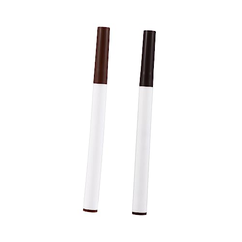 NIYANGLE 2stücke Eyebrow Pencil Präziser Langlebiger Augenbrauenstift Chestnut Für Natürliche Looks Für Makeup-anlässe Und von NIYANGLE