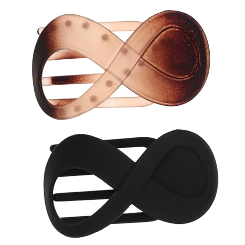 NIYANGLE 2Stücke Damen Haarklammern Große Kieferklammern für Dicke Haare Rutschfeste Französische Haarkrallen für Haarstyling für Partys und Tägliches Zackige Clips von NIYANGLE