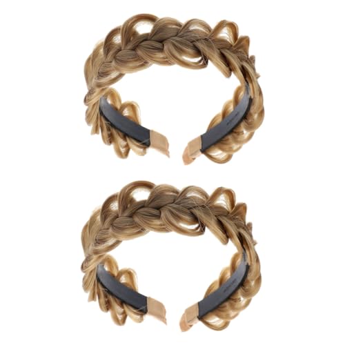 NIYANGLE 2stücke Teiliges Haarband Für Damen Verstellbar Rutschfest Elegantes Design Für Verschiedene Anlässe Einzigartiger Zopf-stil Haarschmuck Für Individuellen Charme NIYANGLE 2stücke Teiliges Haarband Für Damen Verstellbar Rutschfest Elegantes Design Für Verschiedene Anlässe Einzigartiger Zopf-stil Haarschmuck Für Individuellen Charme von NIYANGLE