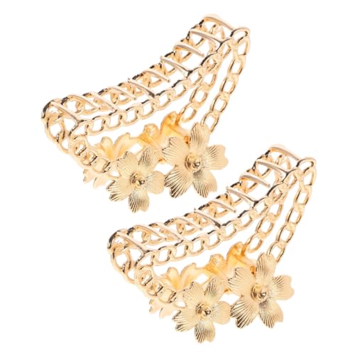 NIYANGLE 2Stücke Haarklammern Mittlere Haarspangen Für Dickes Und Dünnes Haar Design Mit Ketten Clip Damen Haar Accessoire Für Verschiedene Anlässe von NIYANGLE