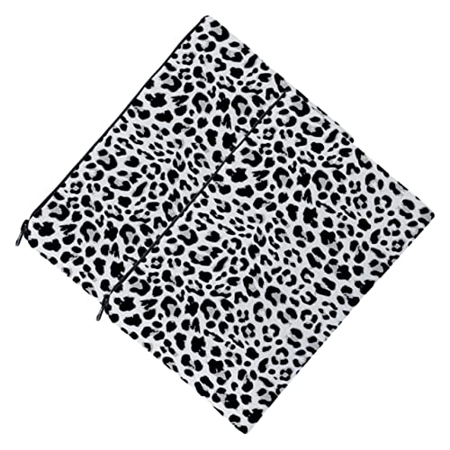 NIYANGLE 2stücke Leopard Kosmetiktasche Praktische Reise-Make-up-Tasche Mit Reißverschluss Vielseitige Aufbewahrung Für Damen Für Kosmetik Handy Geldbeutel Und Mehr von NIYANGLE