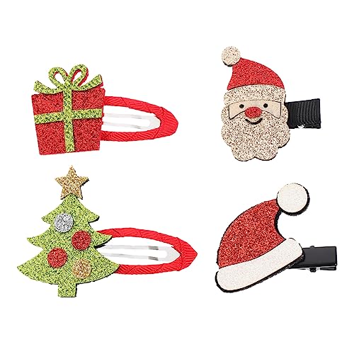NIYANGLE 2sätze Weihnachts-haarspangen Für Junge Mädchen Festliche Haarschmuck-accessoires Mit Niedlichen Motiven Für Weihnachtsfeiern Und Besondere Anlässe von NIYANGLE
