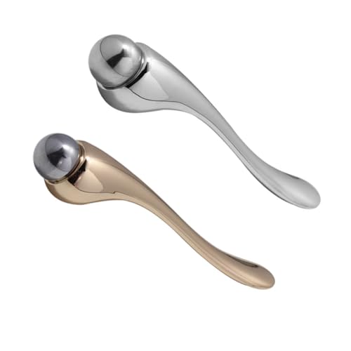 NIYANGLE 2stücke Augencreme-applikator Für Mädchen Und Frauen Einfacher Augenmassager Hautpflege-tool Abwaschbare Oberfläche Tragbar Und Einfach Zu Bedienen von NIYANGLE