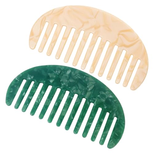 NIYANGLE 2stücke Breitzahnhaarbürsten Für Frauen Und Männer Antistatische Tragbare Kämme Entwirren Und Stylen Von Langen Lockigen Haaren von NIYANGLE
