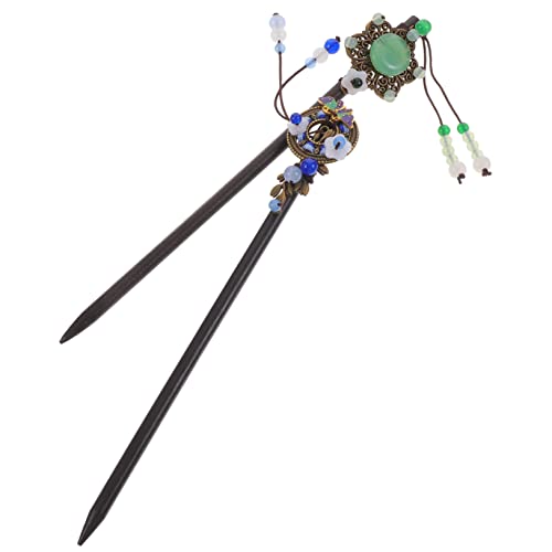 NIYANGLE 2stücke Vintage Chinesische Haarnadeln Mit Quasten Holz-haarstäbchen Für Frauen Für Hochzeiten Partys Und Alltägliche Frisuren von NIYANGLE