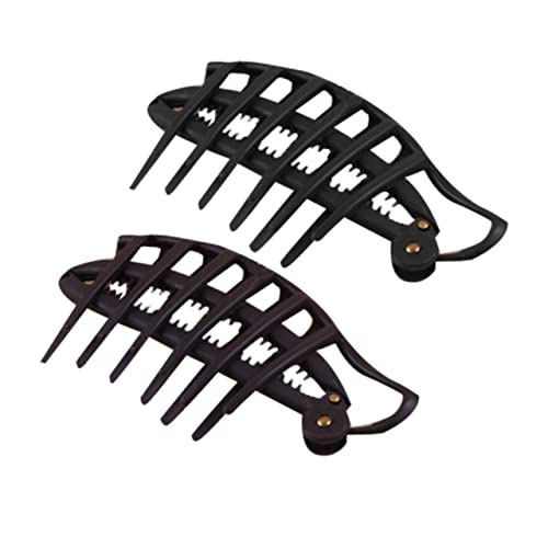 NIYANGLE 2stücke Dutt-maker Haarscheibe Haar-tool Haar-accessoires Für Damen Mädchen Ball-haar-tool Aus Kunststoff Und Harz Haargabel Für Party Und Alltag Dutt-maker Haarscheibe Haar-tool von NIYANGLE