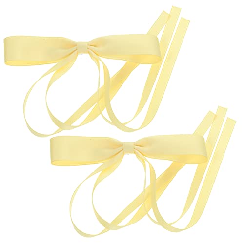 NIYANGLE 2stücke Haarspangen Mit Schleife Aus Spitze Große Schleifen-haarspangen Mit Metall-clip Für Damen Und Mädchen Haar-accessoires Für Partys Und Feiern von NIYANGLE