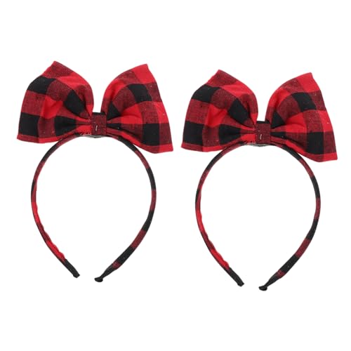 NIYANGLE 2stücke Haarbänder Für Junge Mädchen Bowknot Stirnbänder Party Kostüm Zubehör Stirnbänder Dekor Junge Mädchen Haardekor Schönes Stirnband Schönes Haardekor Party Haadekor Rollenspi von NIYANGLE