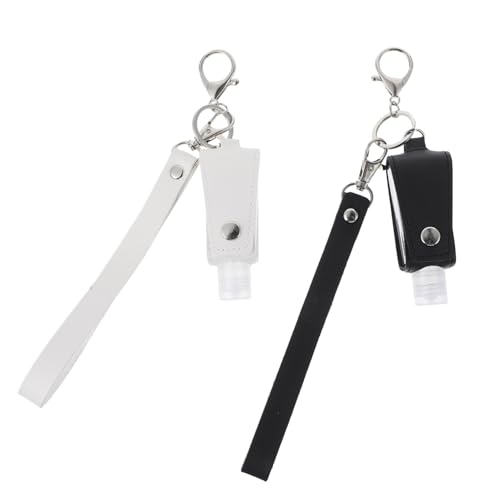 NIYANGLE 2stücke Nachfüllbare Reiseflasche Aus Plastik Leere Reiseflasche Mit Schlüsselanhänger Eignet Sich Für Flüssige Kosmetika Für Männer Und Frauen von NIYANGLE