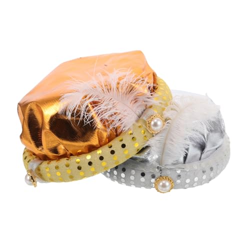 NIYANGLE 2stücke Prinzenhut Cosplay Kostüm Accessoire Für Erwachsene Leicht Und Anpassbar Für Partys Und Maskeraden Und Erhältlich von NIYANGLE