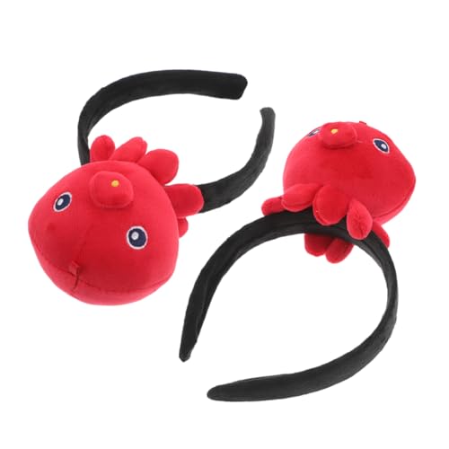 NIYANGLE 2stücke Rotes Oktopus-stirnband Lustige Meeresbewohner-kopfbedeckung Für Erwachsene Für Geburtstagsfeiern Poolpartys Und Cosplay-events von NIYANGLE