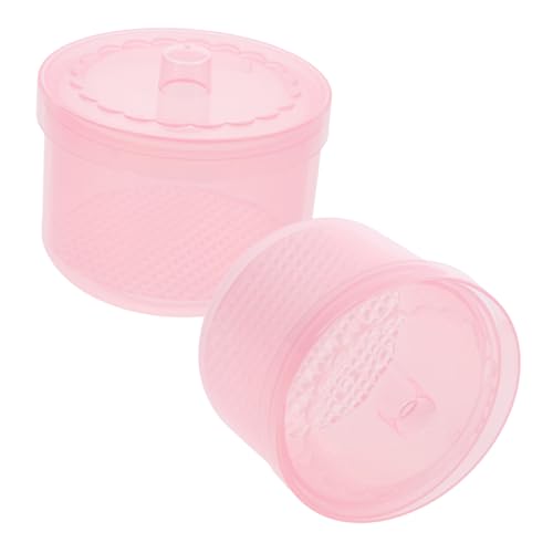 NIYANGLE 2stücke Sterilisationsbox Für Nagelwerkzeuge Reinigungsbox Für Nagelwerkzeuge Organizer Für Pinzetten Einweichbox Für Reusable Kunststoff Nagel Werkzeug Einweichen Box von NIYANGLE