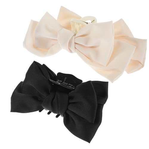 NIYANGLE 2stücke Große Schleifenhaarklammern Dekorative Haarklammern Für Frauen Und Mädchen Leicht Und Einfach Zu Tragen von NIYANGLE