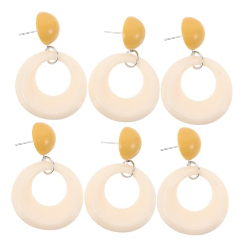 NIYANGLE 3 Paare Damenrundohrringe Hollow Out Geometrisch Anhänger Leicht Kombinierbar Zeitloses Design Langlebig Farbintensiv Geschenkidee für Alltag und Fest NIYANGLE 3 Paare Damenrundohrringe Hollow Out Geometrisch Anhänger Leicht Kombinierbar Zeitloses Design Langlebig Farbintensiv Geschenkidee für Alltag und Fest von NIYANGLE