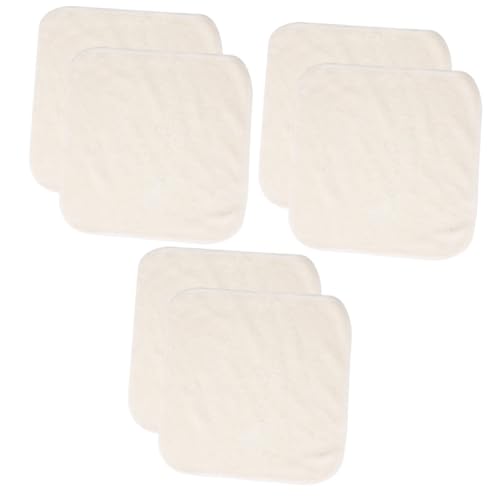 NIYANGLE 3 Sätze Gesichtswaschtücher Handtuch Peeling-waschlappen Make -up -entfernerhandtücher Sauber Waschen Gesichtsreinigungstuch Gesichtsreinigungstücher Bambusfaser Beige 2 Stücke * 3 von NIYANGLE