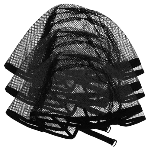 NIYANGLE 3 Stck. Perücke Kopfabdeckung Schwarz Haarnetze für Perücken Perückennetz Atmungsaktiv Haare weben Netz Haarkappe für Perücken Haarfärbemappe Cosplay Haarnetz Stoff NIYANGLE 3 Stck. Perücke Kopfabdeckung Schwarz Haarnetze für Perücken Perückennetz Atmungsaktiv Haare weben Netz Haarkappe für Perücken Haarfärbemappe Cosplay Haarnetz Stoff von NIYANGLE