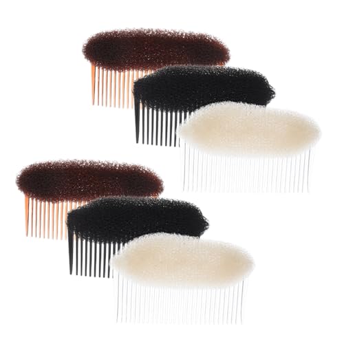 NIYANGLE 3 Stück Flauschiger Haarkamm Volumenbeule im Haar flauschige Haarauflage Frisurwerkzeuge Basis für Haarvolumen Volumen Haarkamm Haar Kopfkissen hair side combs Haarkammkissen p.s NIYANGLE 3 Stück Flauschiger Haarkamm Volumenbeule im Haar flauschige Haarauflage Frisurwerkzeuge Basis für Haarvolumen Volumen Haarkamm Haar Kopfkissen hair side combs Haarkammkissen p.s von NIYANGLE