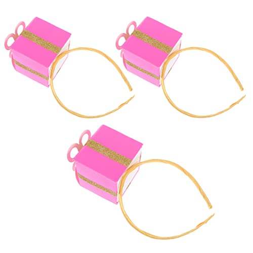 NIYANGLE 3 Stück Glitzernde Haarreifen für Einzigartige Haaraccessoires für Festival Party und Kostümfeiern Geschenkbox Haarband von NIYANGLE