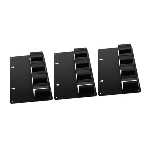 NIYANGLE 3 Stück Haarschneider Halterung Wandmontage Haarschneidemaschinen Organizer mit Stabiler Basis für Friseure Kompatibel mit Verschiedenen Trimmer-modellen Langlebiger von NIYANGLE
