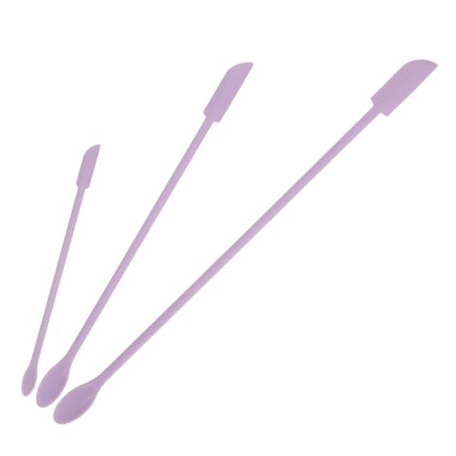 NIYANGLE 3 Stück Make-up-Spatel Mini-Silikonspatel Löffelspatel aus Silikon Mini-Spatel Silikon Löffel Spachtel Silikon Mini-Spatel aus Silikon Kieselgel Violet NIYANGLE 3 Stück Make-up-Spatel Mini-Silikonspatel Löffelspatel aus Silikon Mini-Spatel Silikon Löffel Spachtel Silikon Mini-Spatel aus Silikon Kieselgel Violet von NIYANGLE