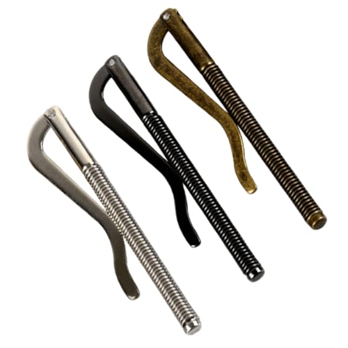 NIYANGLE 3 Stück Metall Geldklammer mit Federclip Kompakter Geldclip für Banknoten und Karten Schlanker und Stabiler Portemonnaie Ersatzhalter Geeignet für Herren und Damen Vielseitiger von NIYANGLE