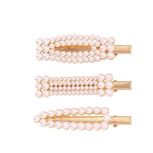 NIYANGLE 3 Stück Perlen Haarspangen Ausgefallene Haarspangen Für Frauen Damen Hochzeit Haarschmuck Damen Clips In Form Eleganter Perlen Haarnadeln Haarspangen Mit Perlen Weiße NIYANGLE 3 Stück Perlen Haarspangen Ausgefallene Haarspangen Für Frauen Damen Hochzeit Haarschmuck Damen Clips In Form Eleganter Perlen Haarnadeln Haarspangen Mit Perlen Weiße von NIYANGLE