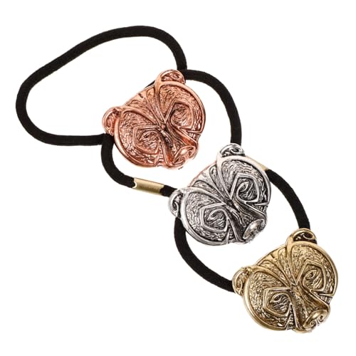 NIYANGLE 3stücke Haargummis Für Damen Elastische Haarbänder Mit Kreativem -design Für Und Freizeitoutfits Für Und Mädchen von NIYANGLE