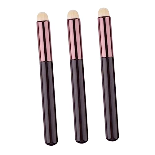 NIYANGLE 3 Stück Teiliges Professionelles Lippen Make Up Multifunktionale Concealer und Lippenpinsel für Präzise Anwendung für Lippenstift Lidschatten und Gesichtsconcealer von NIYANGLE