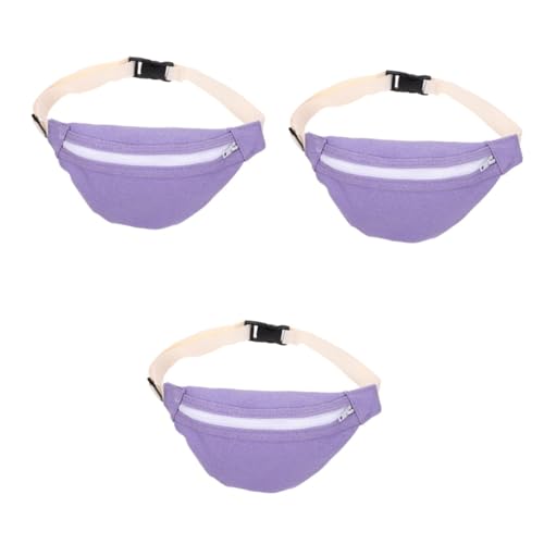 NIYANGLE 3 Stück Unisex Hüfttasche Verstellbarer Schulterriemen Leichte Canvas Brusttasche Freizeitbeutel für Jungen Mädchen Kompakt und Robust in Lebhaftem von NIYANGLE