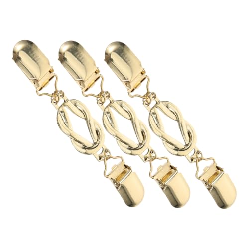 NIYANGLE 3stücke Vintage-kleiderclips Aus Cinch-clips Für Kleidung Und Strickjacken Retro-kragenclips Als Schal-kleider-hemd-klammern Modische Broschenschnallen von NIYANGLE
