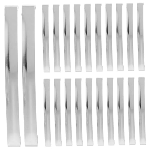 NIYANGLE 30 Stück Teiliges Französische Haarklammern Metall Diy Haarspangen Einreihig Robust Vielseitig für Damen Mädchen Teens Basteln Party Schulzubehör von NIYANGLE