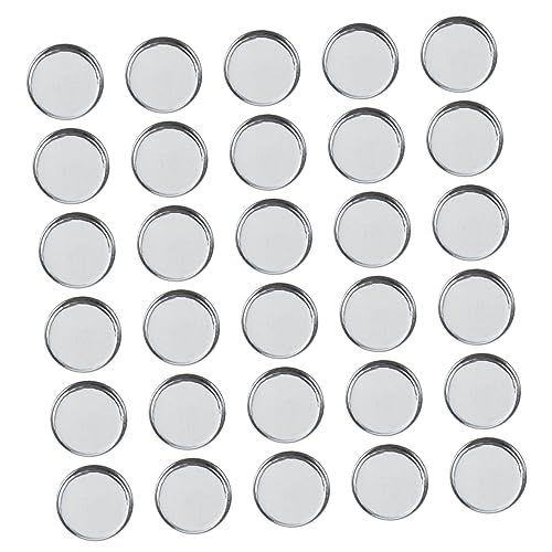 NIYANGLE 30stücke Leere Metall Lidschatten Pfannen Runde Tablett Für Kosmetik Highlighter Zubehör von NIYANGLE