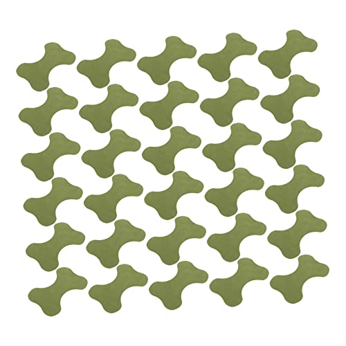 NIYANGLE 30blätter Tragbare Beifußpflaster Blanko-moxa-aufkleber Kleine Leere Moxa-pflaster Akupunkturpunkt-versorgung Zufällige Farbe von NIYANGLE