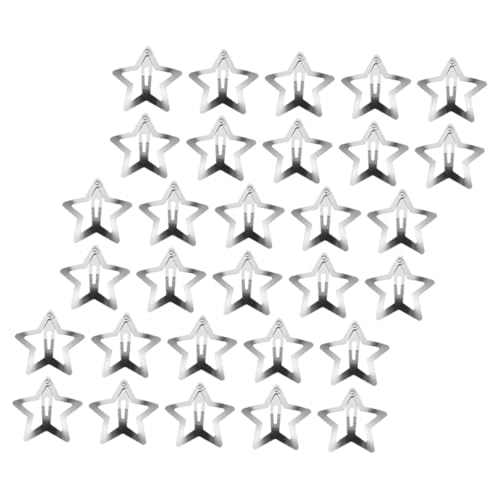 NIYANGLE 30stücke Stern Haarclips Haarspangen Für Damen Snap Haarspangen Aus Strapazierfähigen Materialien Für Kurzes Haar von NIYANGLE