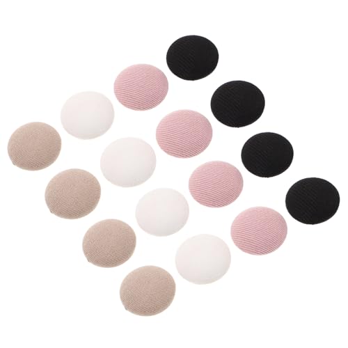 NIYANGLE 32 Stück Teiliges Baseball Cap Hutknöpfe Stoffbezogen mit Metallstift Ersatzknöpfe für Baseballmützen Sonnenhüte und Schirmmützen Langlebige Runde Hutdekorationen zur Reparatur und von NIYANGLE