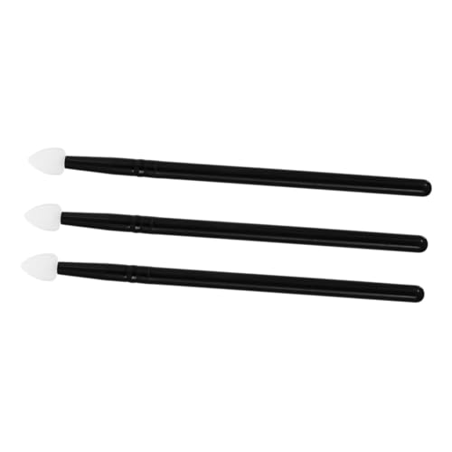 NIYANGLE 3Stücke Lidschatten Make Up Sticks Silikon Applikatoren Für Präzise Anwendung Von Lidschatten Und Glitzer Weißer Kopf Mit Schwarzem Hochwertiges NIYANGLE 3Stücke Lidschatten Make Up Sticks Silikon Applikatoren Für Präzise Anwendung Von Lidschatten Und Glitzer Weißer Kopf Mit Schwarzem Hochwertiges von NIYANGLE