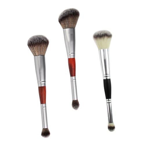 NIYANGLE 3Stücke Make Up Pinselset Lidschatten Highlight Pinsel für Zuhause und Reisen Weichem Bürstenkopf Kompakt und Leicht von NIYANGLE