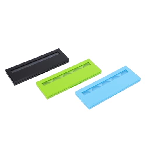 NIYANGLE 3stücke Rechteckige Augen Und Lippenstift-behälter Mit Sichtfenster Praktische Kosmetik-Organizer Für -Blush Lidschatten Und Lippenstift Für Unterwegs von NIYANGLE