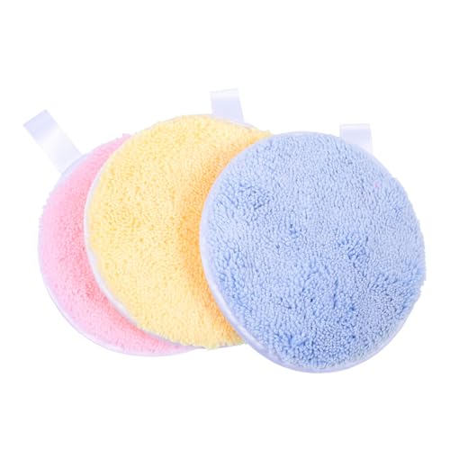 NIYANGLE 3Stücke Waschbare Make Up Schwämme Runde Kosmetik Pads für Gesichtsreinigung Wiederverwendbare Make Up Entferner für Anfänger und Profis Praktische und Bequeme Anwendung NIYANGLE 3Stücke Waschbare Make Up Schwämme Runde Kosmetik Pads für Gesichtsreinigung Wiederverwendbare Make Up Entferner für Anfänger und Profis Praktische und Bequeme Anwendung von NIYANGLE