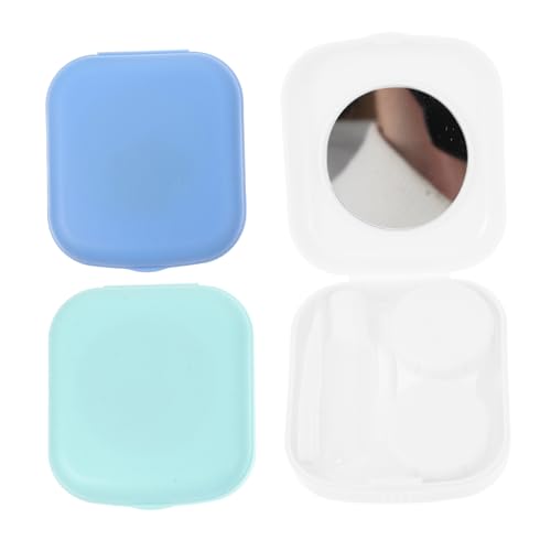 NIYANGLE 3sätze Kontaktlinsen-Organizer in Reisegröße Linsenbehälter Aus Hochwertigem Material Kleiner Kontaktlinsenhalter Für Unterwegs Aufbewahrungsbox Für Kontaktlinsen Praktisch Und LAN von NIYANGLE