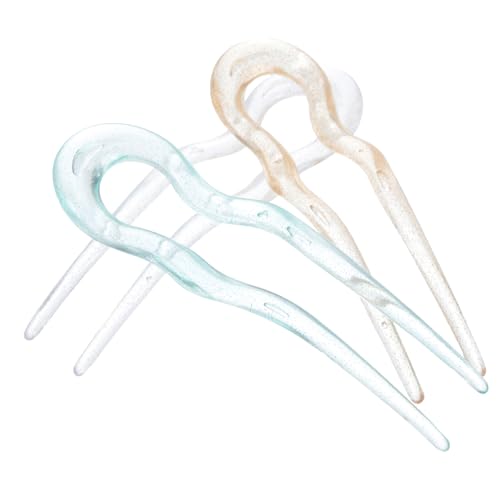 NIYANGLE 3stücke Französische Haarstäbe U-förmige Haarnadeln Für Dickes Haar Dekorativ Haarschmuck Accessoires Für Langes Haar Für Frauen von NIYANGLE