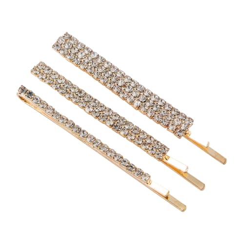 NIYANGLE 3stücke Strass Haarnadel Aus Vielseitige Haarspange Für Damen Kopfschmuck Mit Strasssteinen Für Hochzeit Party Und Alltag von NIYANGLE