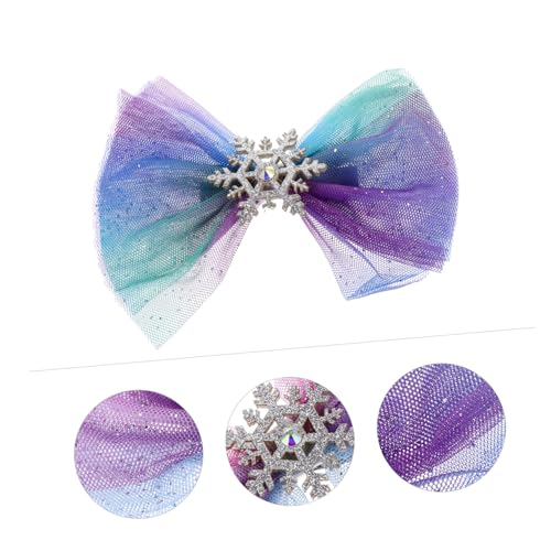 NIYANGLE 4stücke Schneeflocke Weihnachten Haarnadel Bogen-knoten Barrettes Haar Clips Für Mädchen Party Festival Geburtstag Fotografie Hochzeit Weihnachten von NIYANGLE