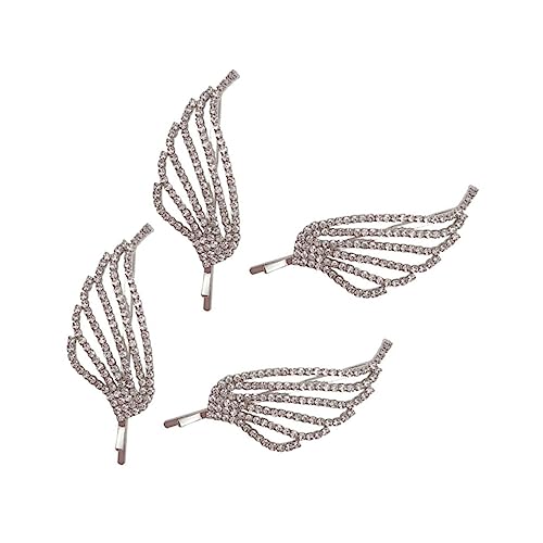 NIYANGLE 4stücke Haarklammern Mit Strass Elegante Hochzeits-haaraccessoires Multifunktionale Haarnadeln Für Damen Für Besondere Anlässe Und Alltägliche Eleganz von NIYANGLE