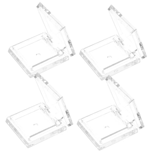 NIYANGLE 4 Stück Leere Lidschatten Pfannen Wiederverwendbare Makeup Box für Diy Kosmetik Quadratische Mini Palette für Blush Highlighter Lippenstift für Reisen und von NIYANGLE