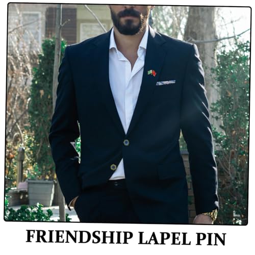 NIYANGLE 4 Stück Pakistan China Freundschaftsflaggen Anstecknadeln aus Robustem Metall Patriotische Nationalfahnen Broschen mit Sicherem Rückstecker für Kleidung Hüte Rucksäcke und Jacken von NIYANGLE